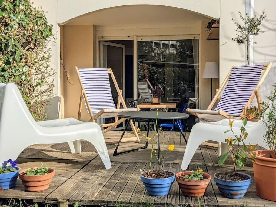 Charmant T2 Avec Jardin Proche Gare レンヌ エクステリア 写真